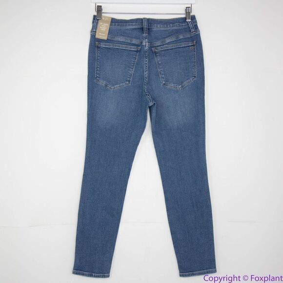 NEW Madewell 10" High-Rise Skinny Crop Jeans in Bradfield Wash, 27 - Picture 6 of 16